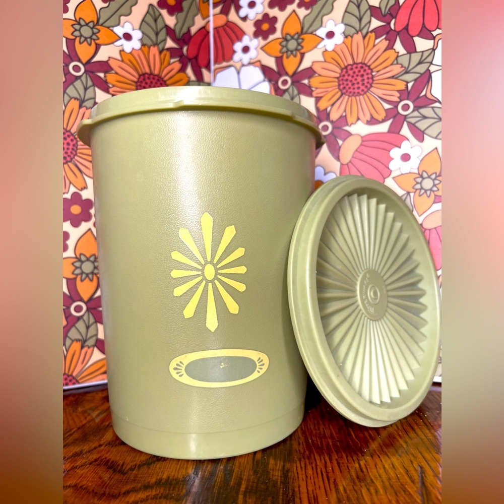 Sage green starburst Tupperware!✨💚